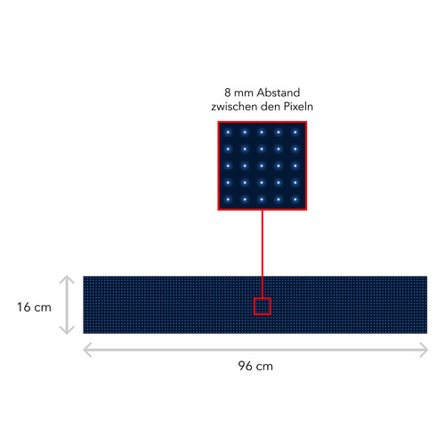 Led display laufschrift x - display,