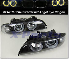 Xenon Scheinwerfer mit Angel Eye Ringe für BMW 5er E39 Schwarz 95-00 Facelift
