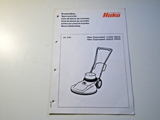 Ersatzteilliste Hako