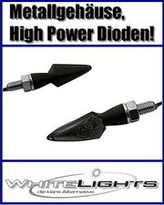 Schwarze LED Micro Blinker Miniblinker Stream 1000 LED signals indicators