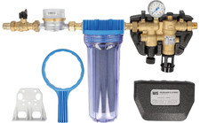 Heizungswasser-Füllkombination WS DN15 1/2", Vollentsalzung + Systemtrenner