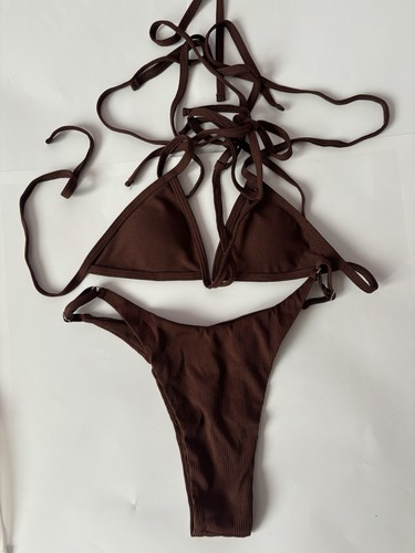 Sexy brauner zaful bikini - brauner,