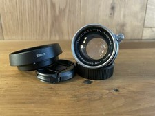 EXC + 5 : S/N 1252xxx Leica Summicron 50mm 5cm F/2 Collapsible Glas Ltm L39 /