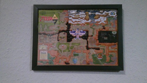 Zelda albw karte print - karte, poster