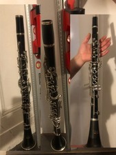 3 Stk. B-Klarinette Lot Bundy