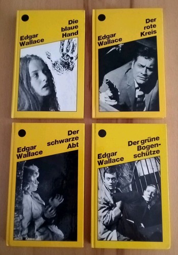 Edgar wallace 4er konvolut - edgar,