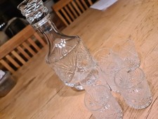 Bleikristall Karaffe mit 6