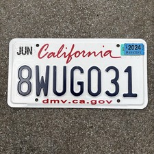 Original US Auto Kennzeichen Nummernschild USA 🇺🇸 California 
