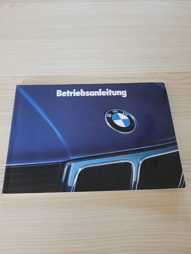 Bmw e34 betriebsanleitung - bmw,