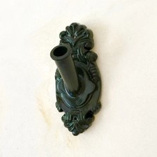 Fahnenmast Flaggen Mast für Fahne Halter Flaggenhalter | Aluminium grün | H.30cm