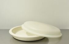 Kuchenform Tarte Quiche Ofen Backform TUPPERWARE Ultra Vintage Silkondeckel 23cm