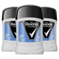 3x Rexona Men Deo Stick Cobalt Dry Anti-Transpirant 48 Stunden Schutz