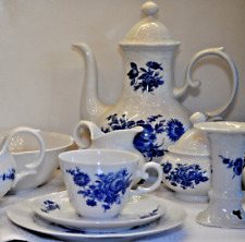 Kaffee - Service für 6 Personen Seltmann Weiden WIEN - blaue - Rose -