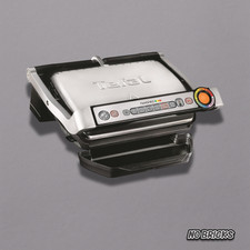 Tefal OptiGrill+ GC712D12 | Kontaktgrill Edelstahl 6 Programme,Garstufenanzeige 