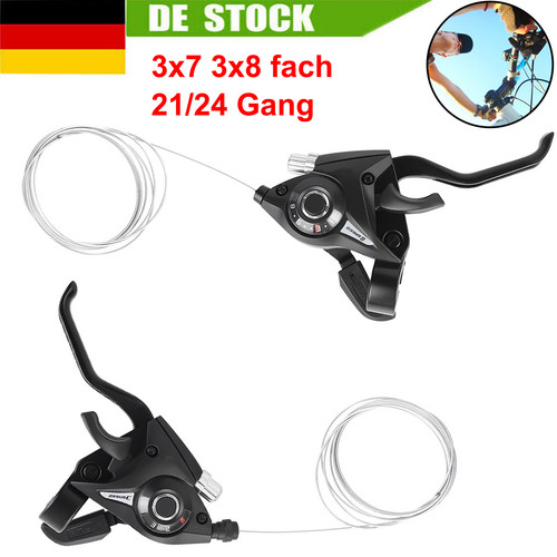 2stk fahrrad schalthebel 3x7 - fahrrad,