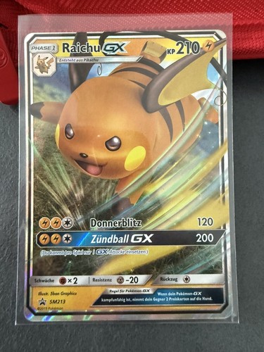 Raichu holo sonne - gx, sonne&mond
