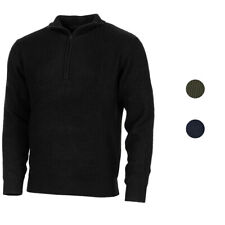 MFH BW Isländer Pullover Troyer Arbeitspullover Marine Arbeitstroyer Strickpulli
