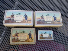 4 verschiedene Blechdosen Zigarettendosen Abdulla - Cigarettes Tins Egyptian