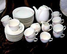 Seltmann Weiden Saturn rosa Kaffeeservice kompl. 10 Personen + 2 Tassen / Teller