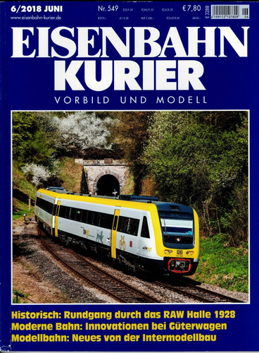 Eisenbahn kurier 2018 juni - 06/2018,