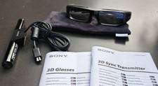 Sony 3D Brille TDG-BR100 mit Sony Transmitter TMR-BR100