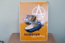 orig. altes Blechschild - Allweiler Tränkebecken - Signiert PW Müller