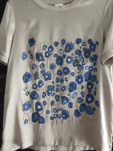 Seidenshirt handbemalt - seidenshirt,,