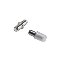 Regal - Bodenträger Fachbodenträger / Glasbodenträger Duplo Ø 5mm Regalstifte