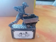 Zinn figur bergbauarbeiter mit - zinn-figur,