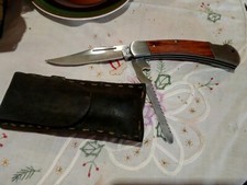 Freizeit Jagd Angeln Messer Säge Echtleder Etui Gigant II