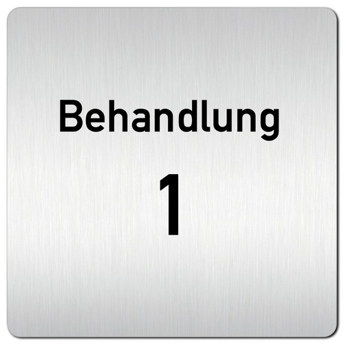 Aluminium schild behandlung - schild, "behandlung