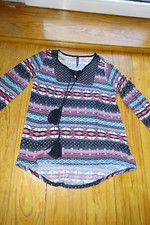 Tolles Longsleeve im Ethno-Look, Gr. XS Topzustand!!!