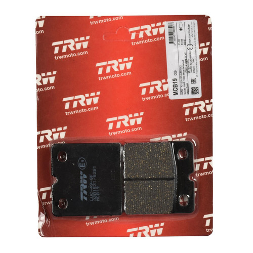 Trw bremsbelag organisch - bremsbelag,