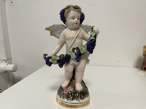 Neundorf porzellan figur engel - neundorf,