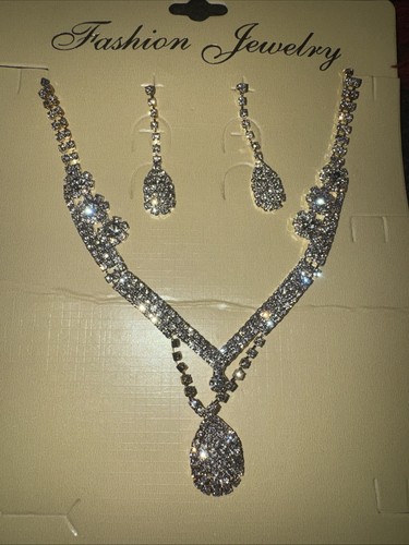 Perlen strass schmuckset - perlen,