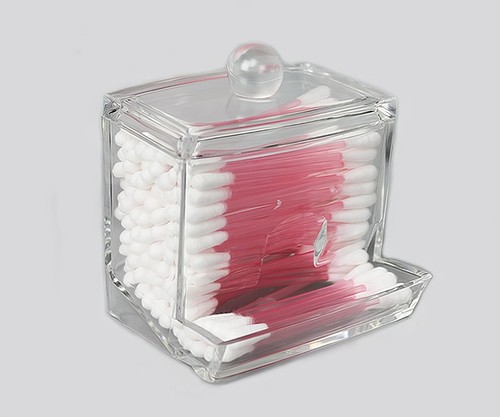 Acryl wattestäbchenbox - acryl,