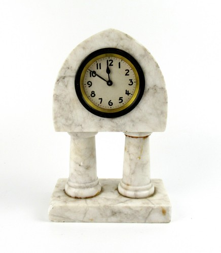 Alte marmor uhr tischuhr - uhr,