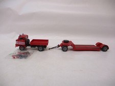 X-38928	SES 1:87 IFA W50 Feuerwehr mit Tieflade-Anhänger, sehr guter Zustand