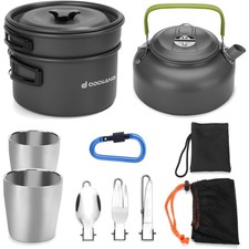 Camping Geschirr Set Aluminium