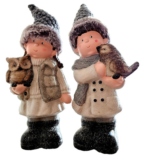 Winterkind mädchen und junge - winterkind,