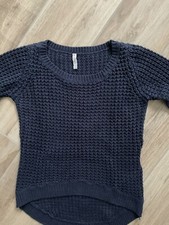 Fishbone Pullover Blau Größe