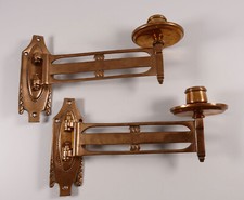 Zwei Leuchter Wandleuchter