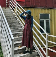 Cord kleid lagenlook antik