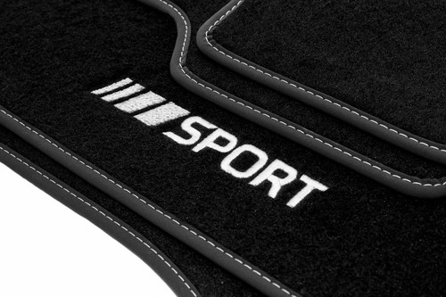 Sport velour fußmatten satz - sport,