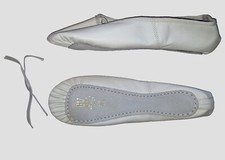 Ballettschläppchen Roch Valley aus Leder - SSL Weiß, Gr.40.5