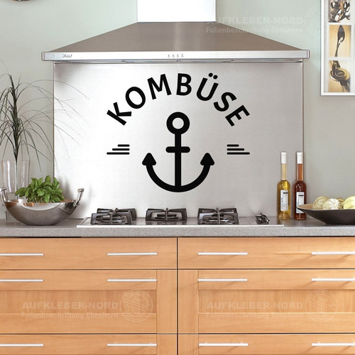 Kombüse 70cm wandtattoo anker - kombüse,
