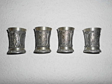4 Schnaps - Zinn-Becher, Carl