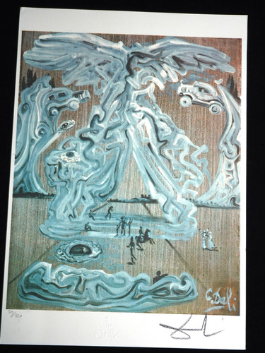 Salvador dali lithographie - salvador,