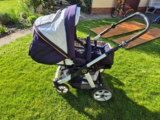 Hartan Kinderwagen Racer GT, Regenverdeck,Fußsack