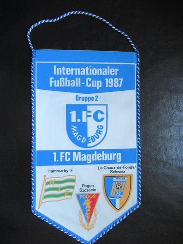 Wimpel magdeburg ifc cup - wimpel, 1.fc
